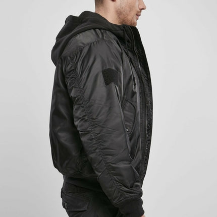 Hooded Flight Bomber Jacket