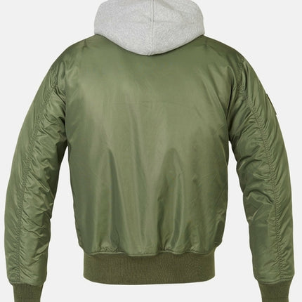 Hooded Flight Bomber Jacket