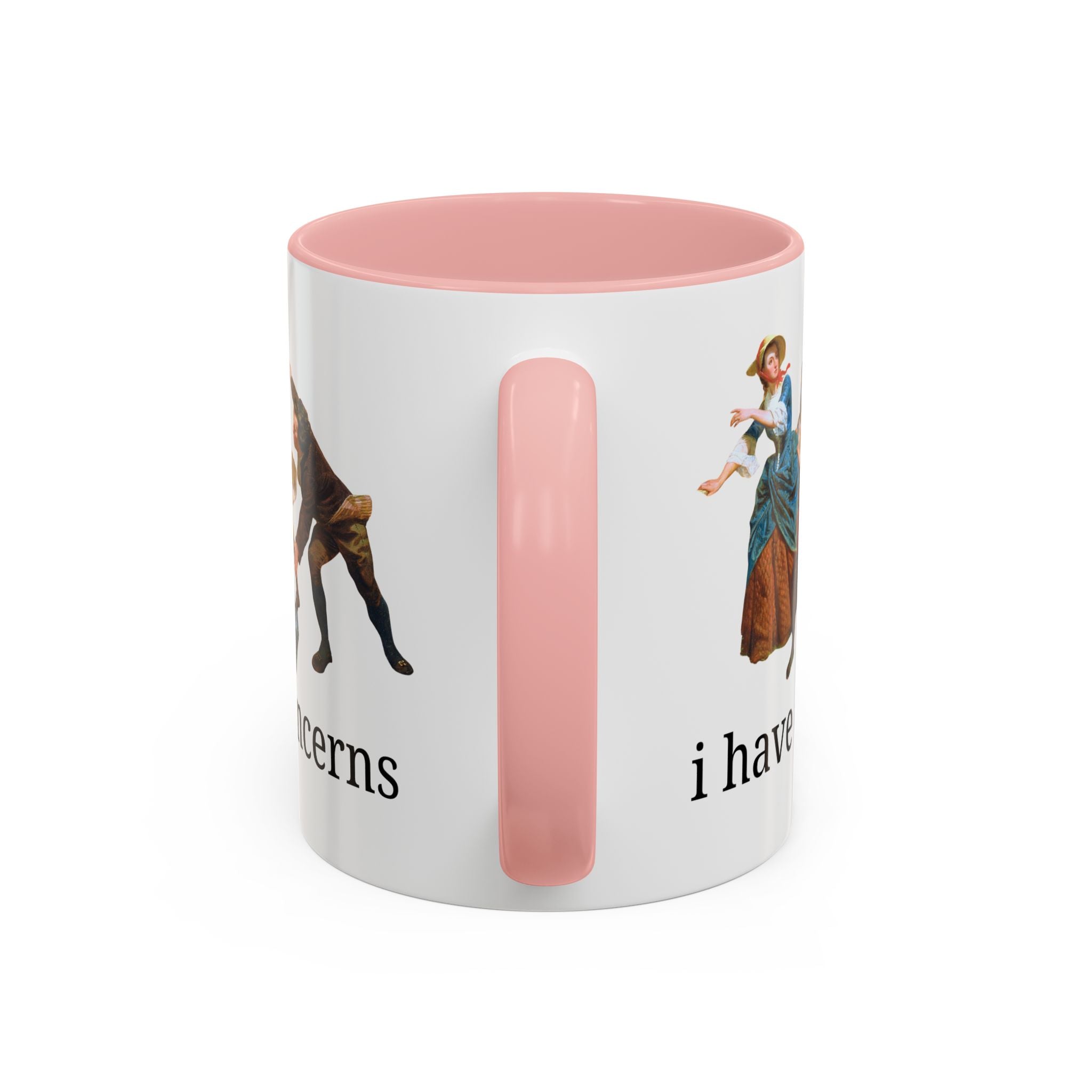 I Have Concerns Art History Coffee Mug: Mrs. Schuyler Burning Her Wheat Fields Mug Opal and June