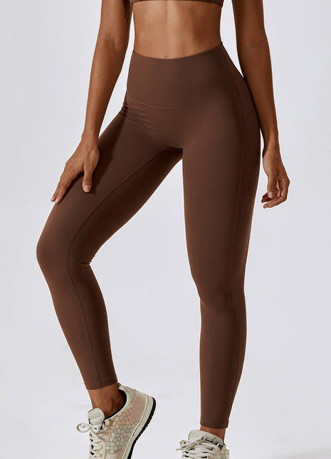 Indy Leggings Brown Activewear Rockstar Peach