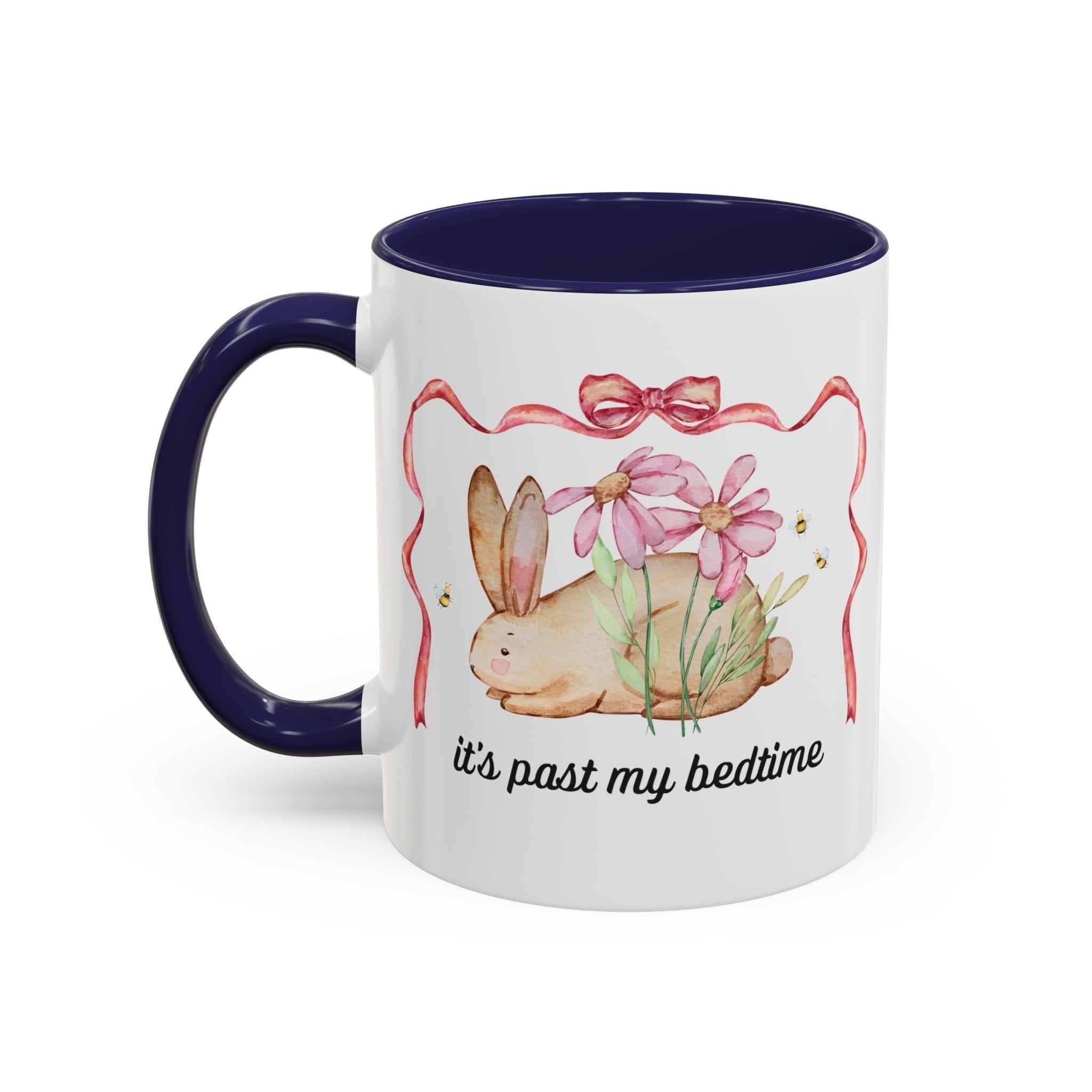 It's Past My Bedtime Bunny Ceramic Mug Mug Opal and June