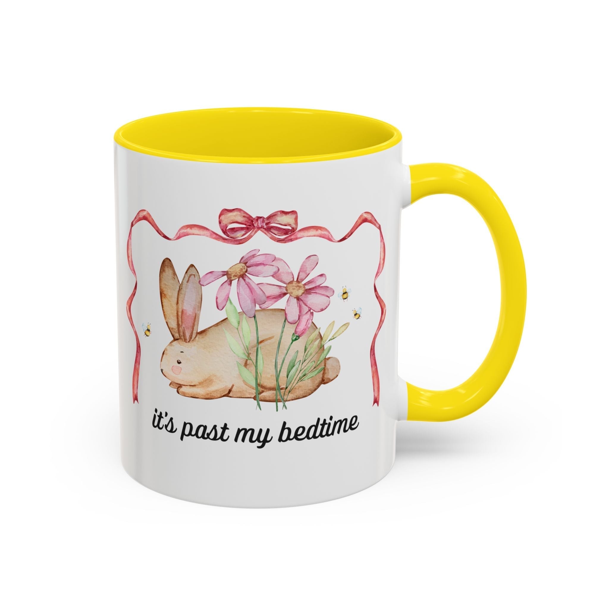 It's Past My Bedtime Bunny Ceramic Mug Mug Opal and June