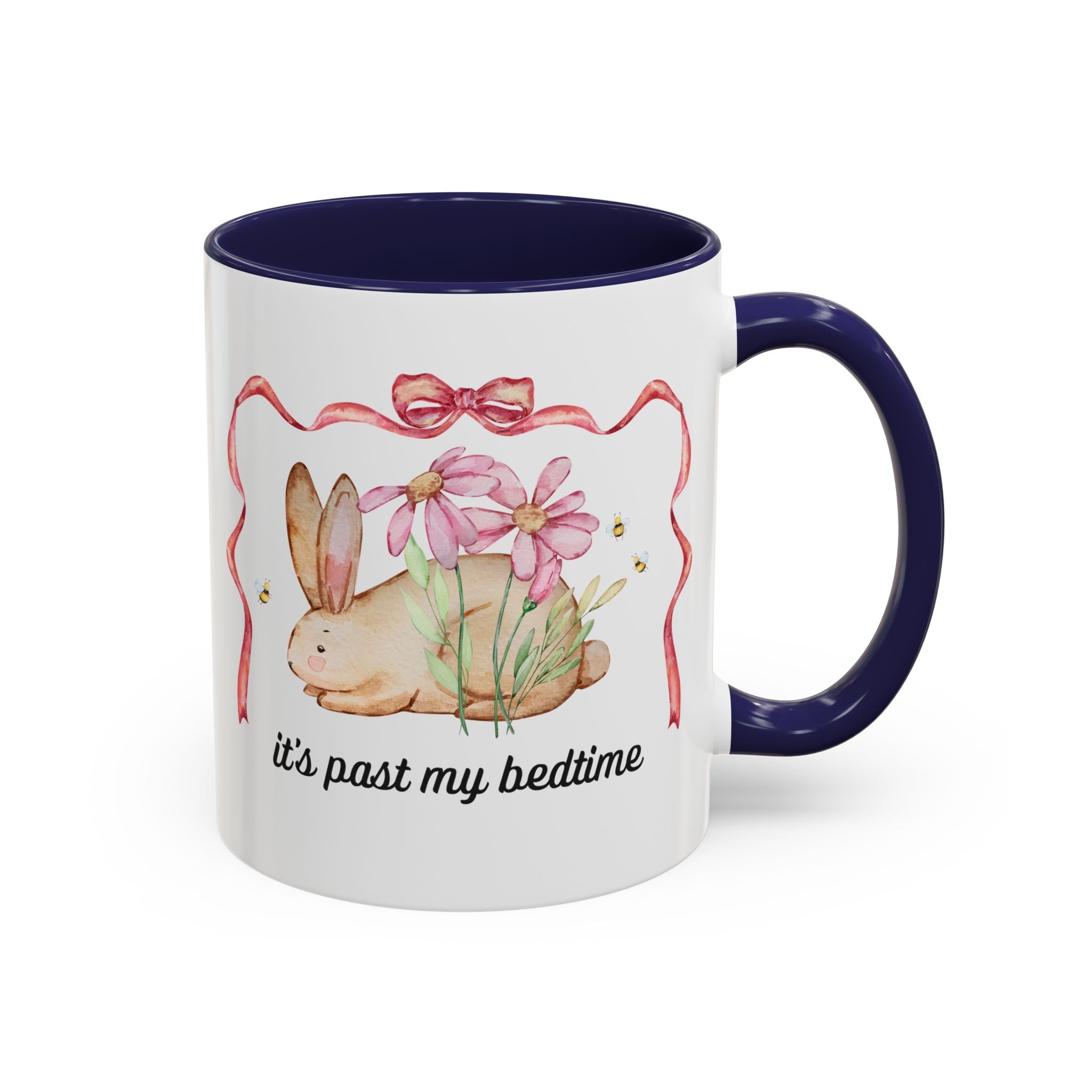 It's Past My Bedtime Bunny Ceramic Mug Mug Opal and June