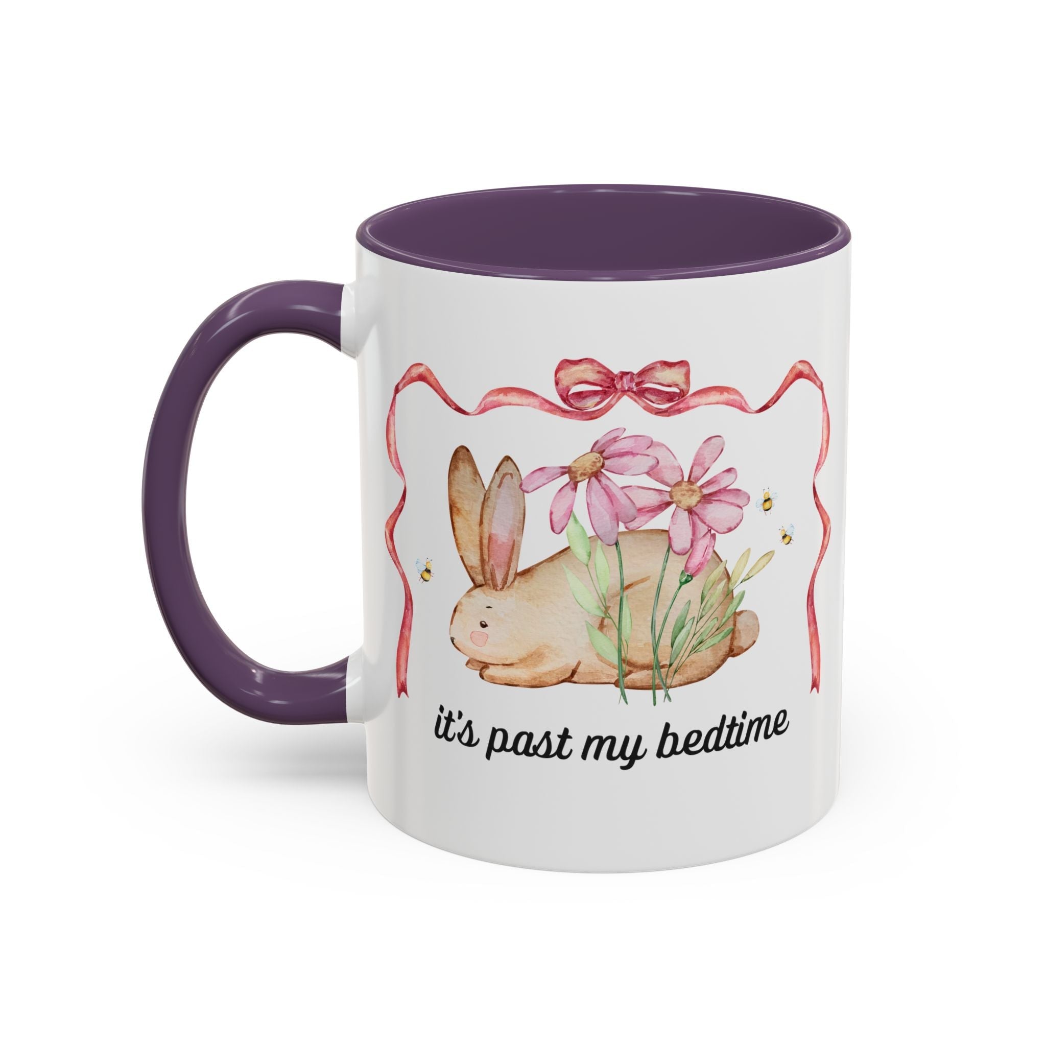 It's Past My Bedtime Bunny Ceramic Mug Mug Opal and June