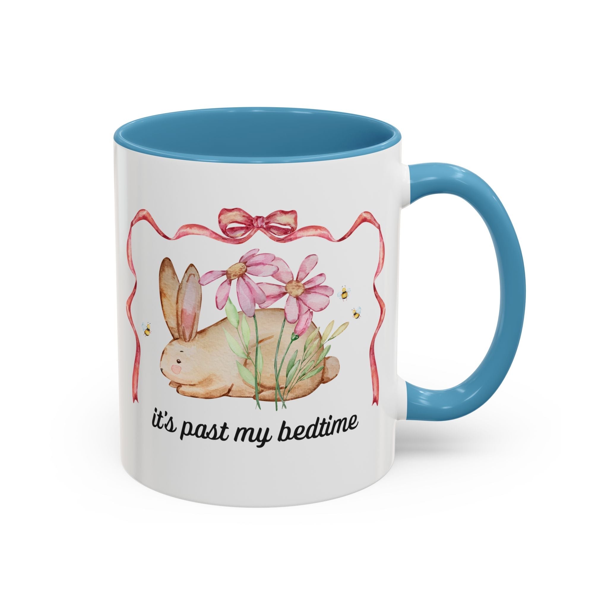 It's Past My Bedtime Bunny Ceramic Mug Mug Opal and June