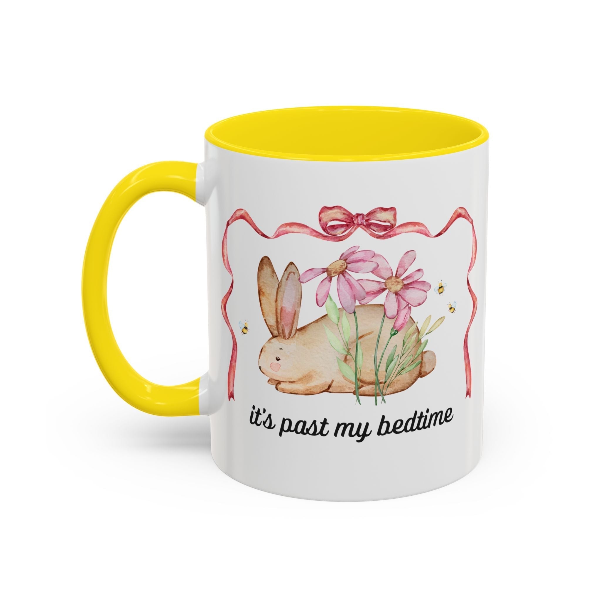 It's Past My Bedtime Bunny Ceramic Mug Mug Opal and June