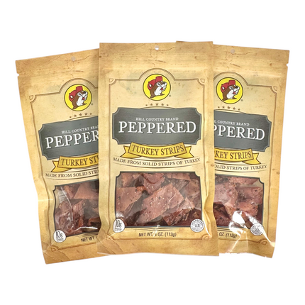 Hill Country Brand Peppered Turkey Jerky (1/3 pack)