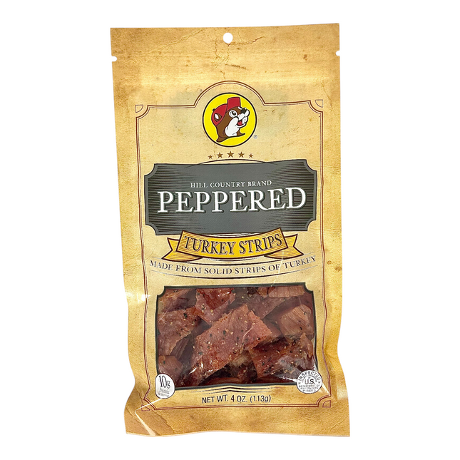 Hill Country Brand Peppered Turkey Jerky (1/3 pack)