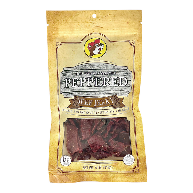 Old Western Style Peppered Beef Jerky (1/3 pack)