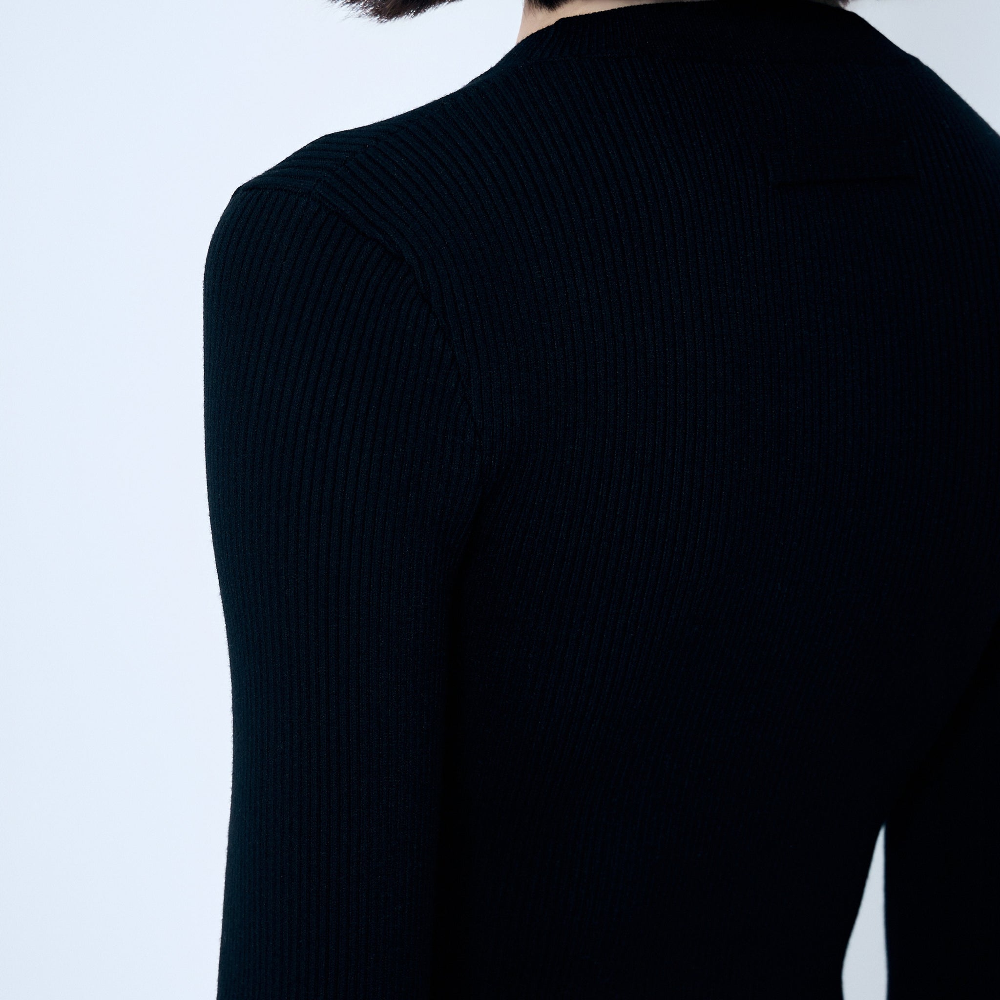 Jean Paul Gaultier Women Rib Sweater With Transparent Panels