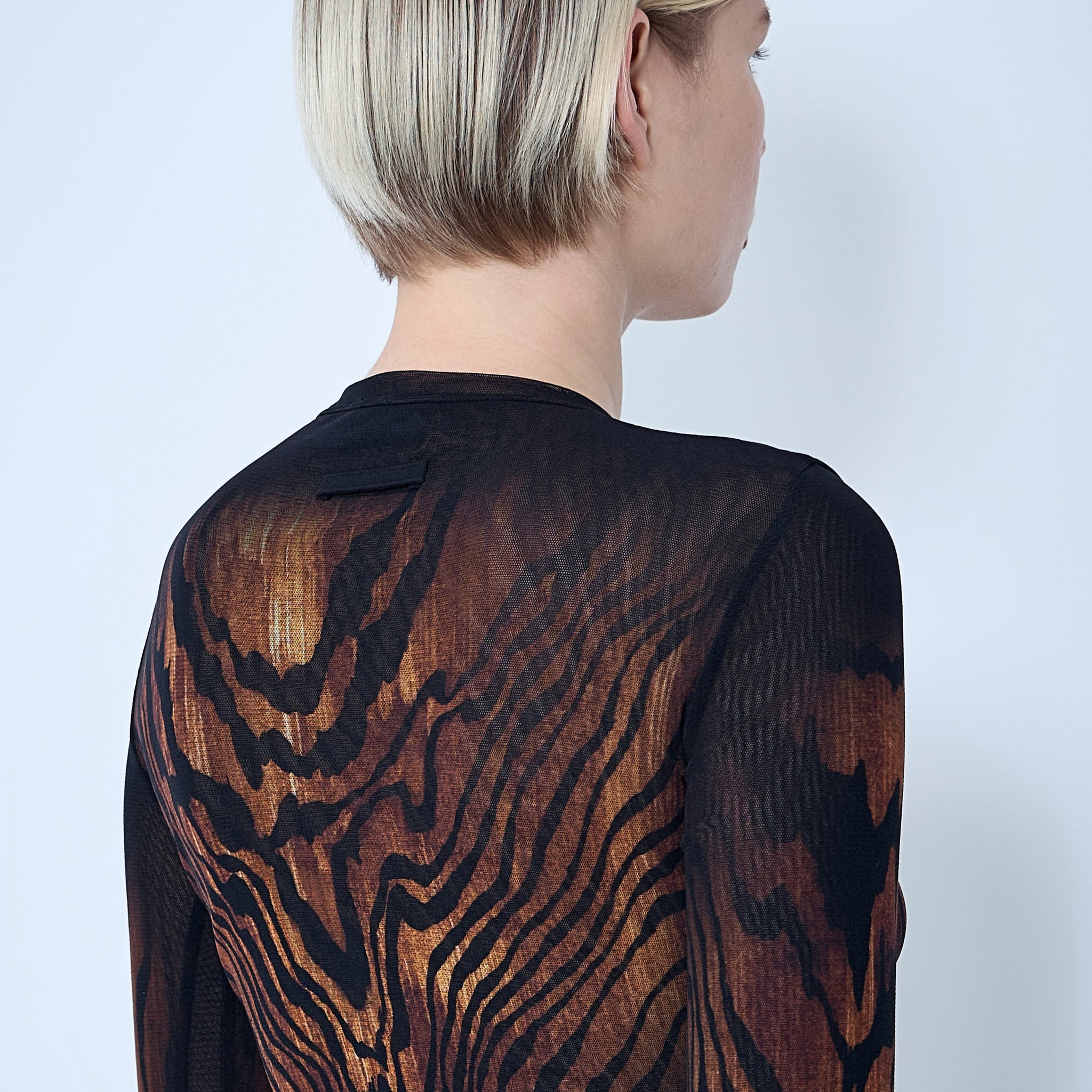 Jean Paul Gaultier Women Wood Mesh Top