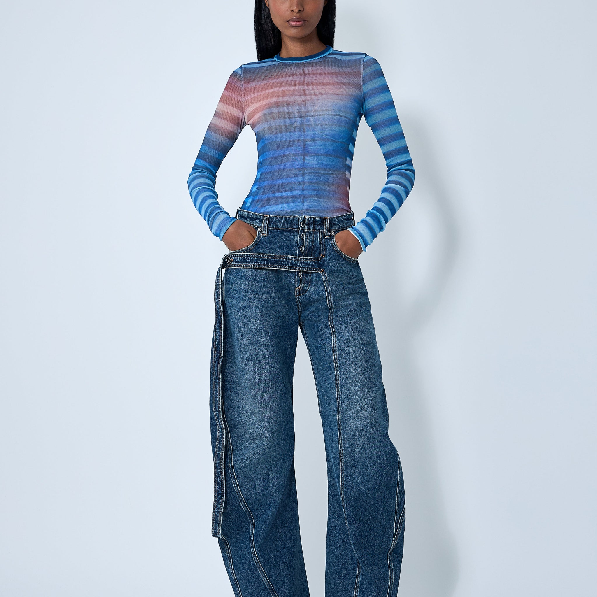Jean Paul Gaultier Women Air Mesh Top