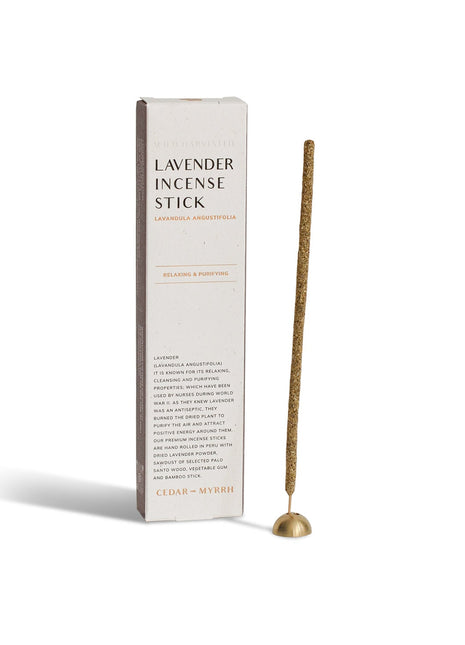 Lavender Incense Sticks – 7 Hand-Rolled Sticks from Peru