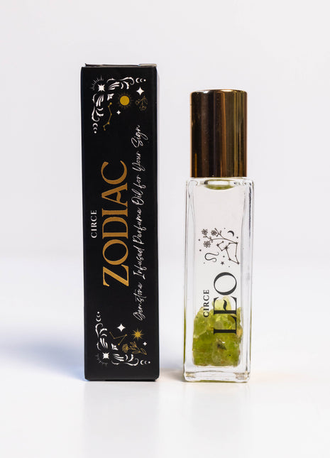 Zodiac Perfume - 12 zodiac gift Gemstone infused LEO perfume Circe Boutique