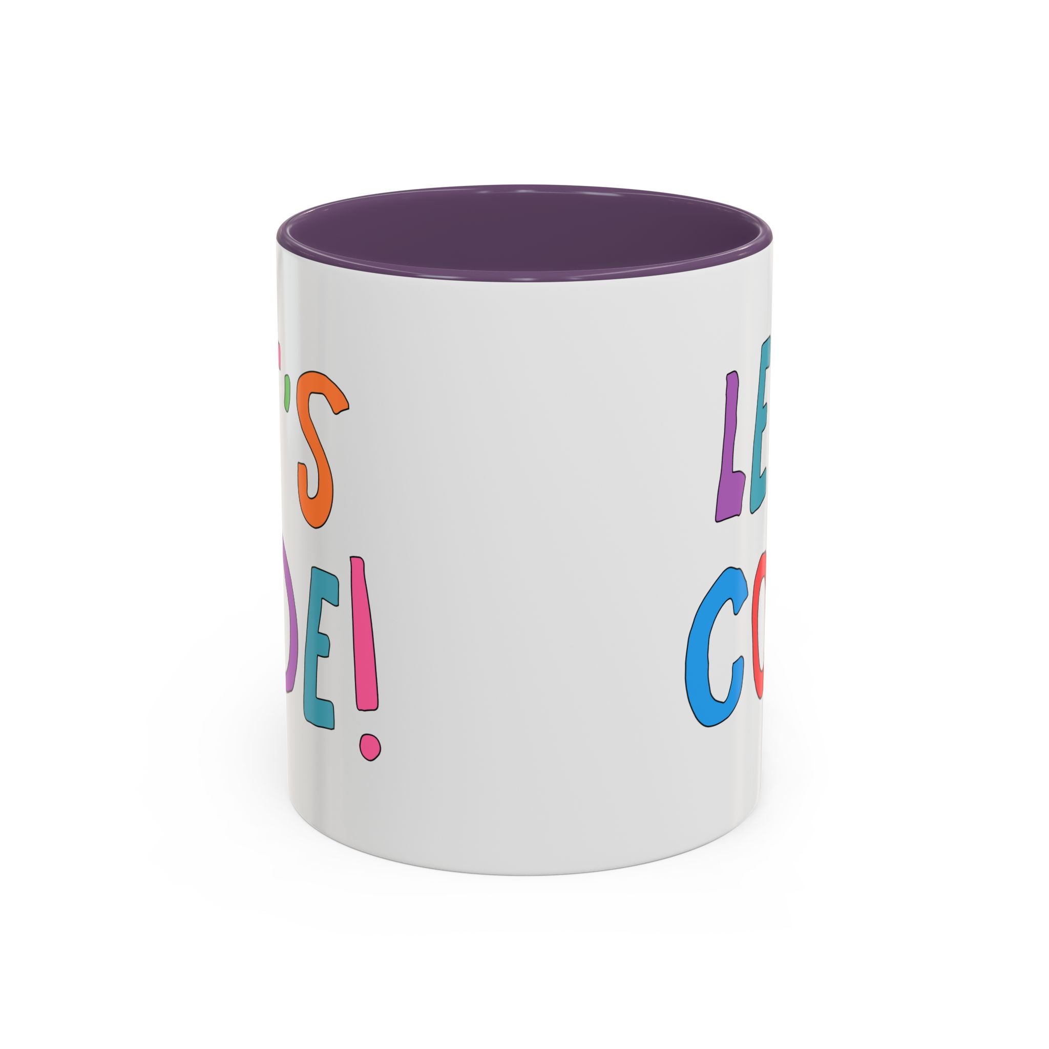 Let's Code! Computer Scientist Mug 11oz Purple Mug Opal and June