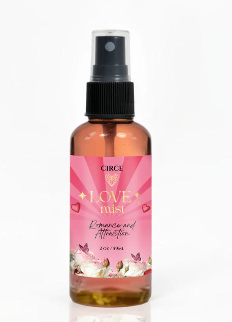 Love Attraction Mist – Rose & Jasmine Heart Energy Spray 2 oz