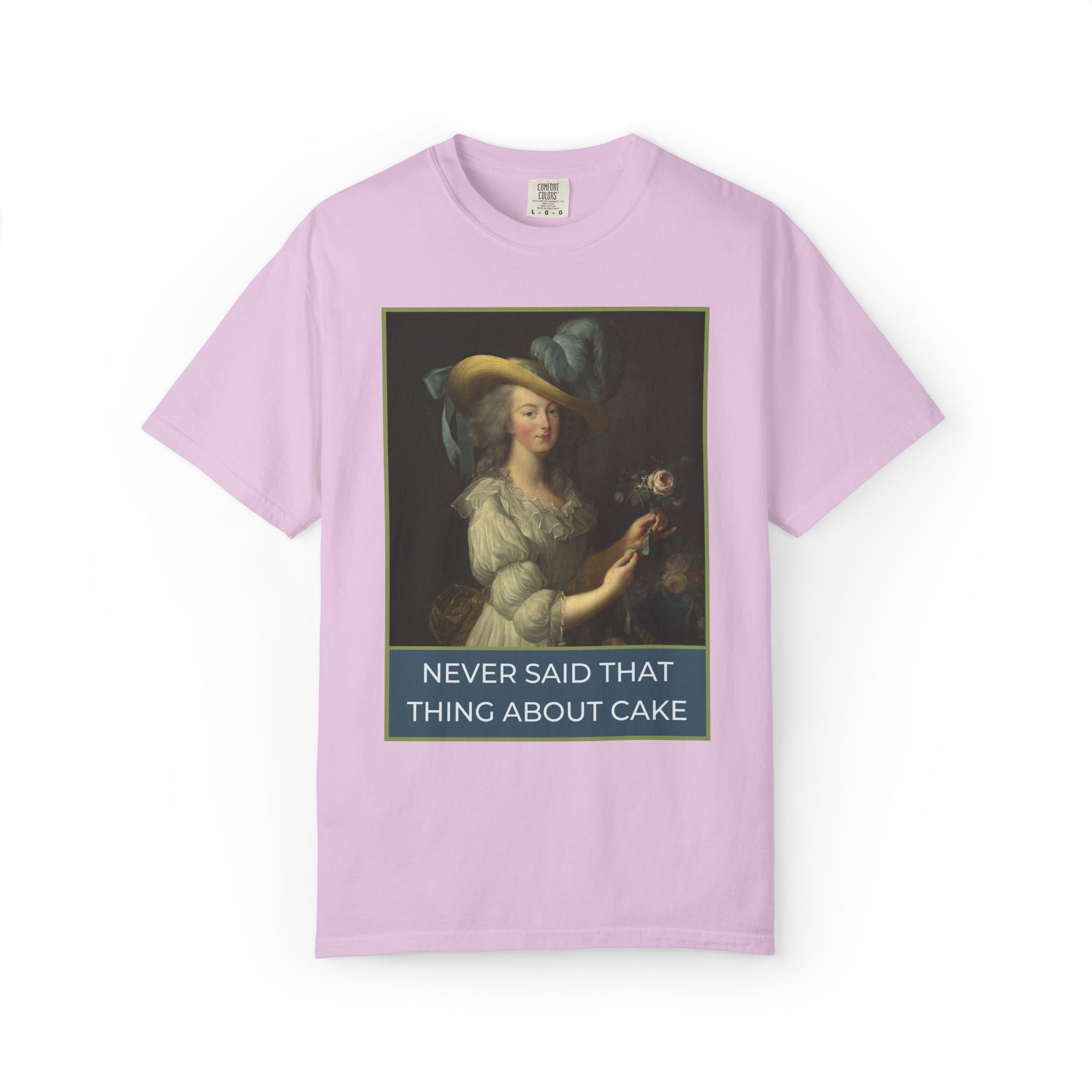 Never Said That Thing About Cake Marie Antoinette Tee Orchid T-Shirt Opal and June
