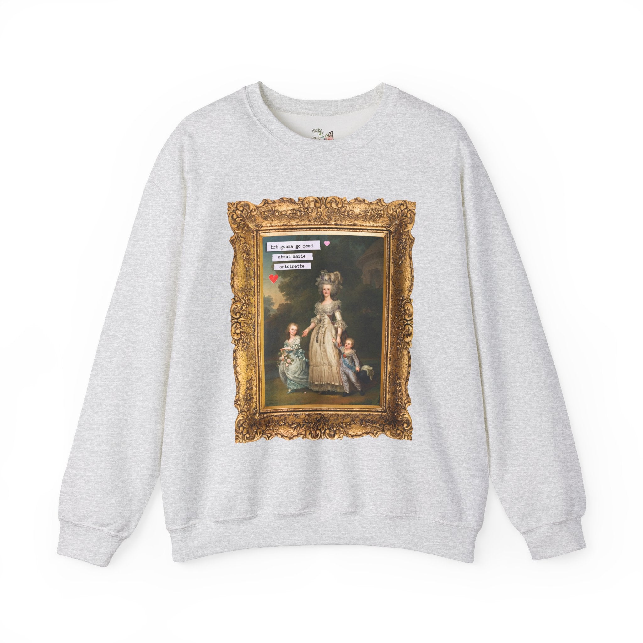 Marie Antoinette Sweatshirt Ash Sweatshirt Opal and June