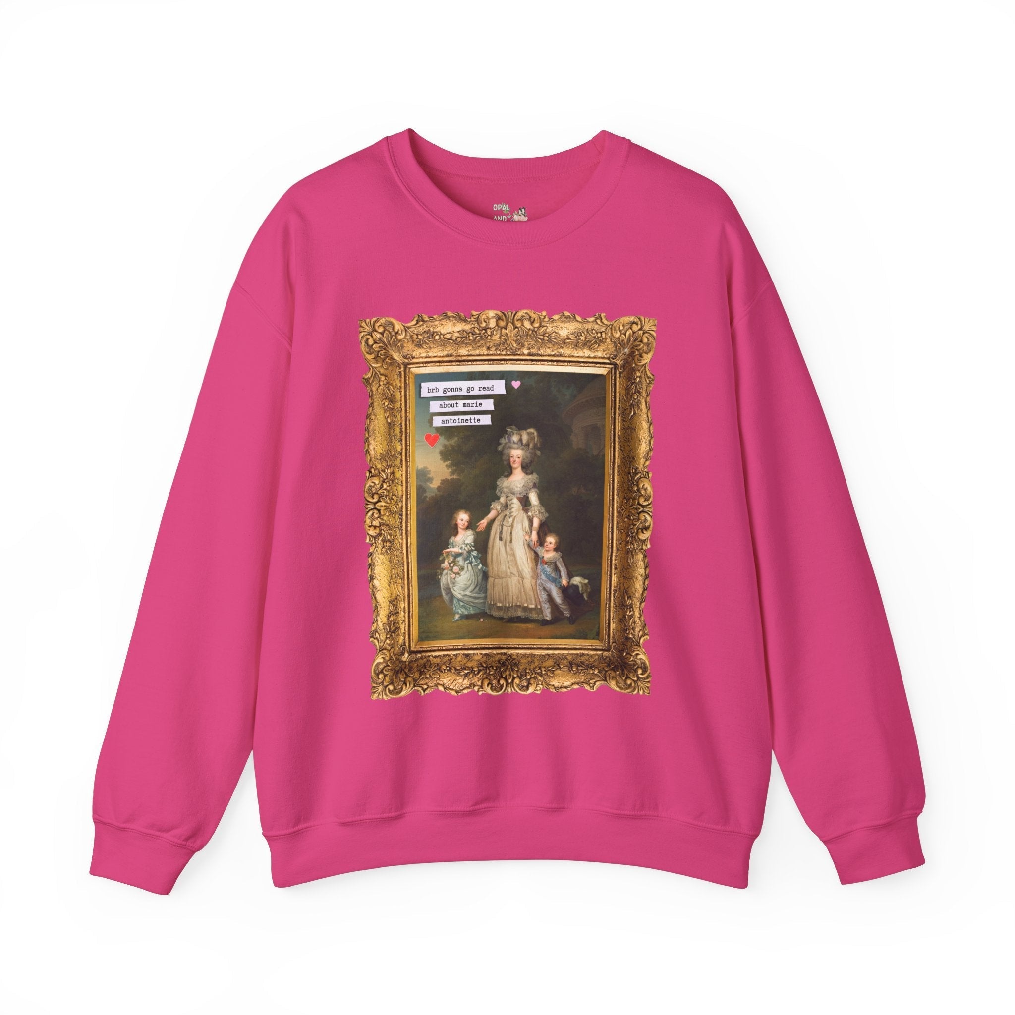 Marie Antoinette Sweatshirt Heliconia Sweatshirt Opal and June