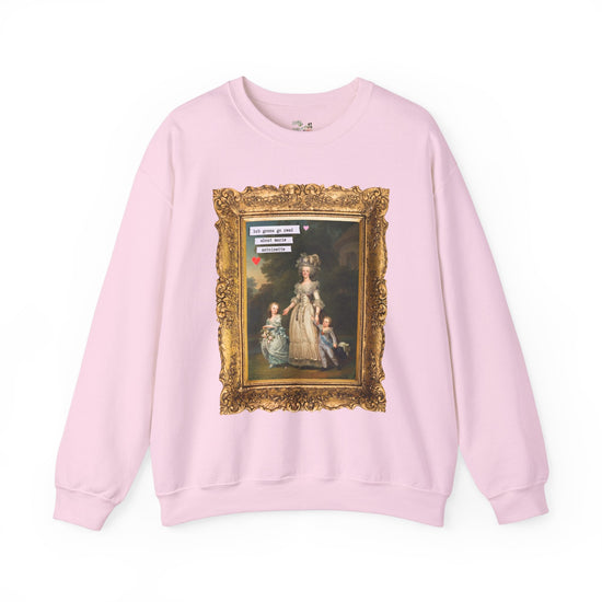 Marie Antoinette Sweatshirt Light Pink Sweatshirt Opal and June