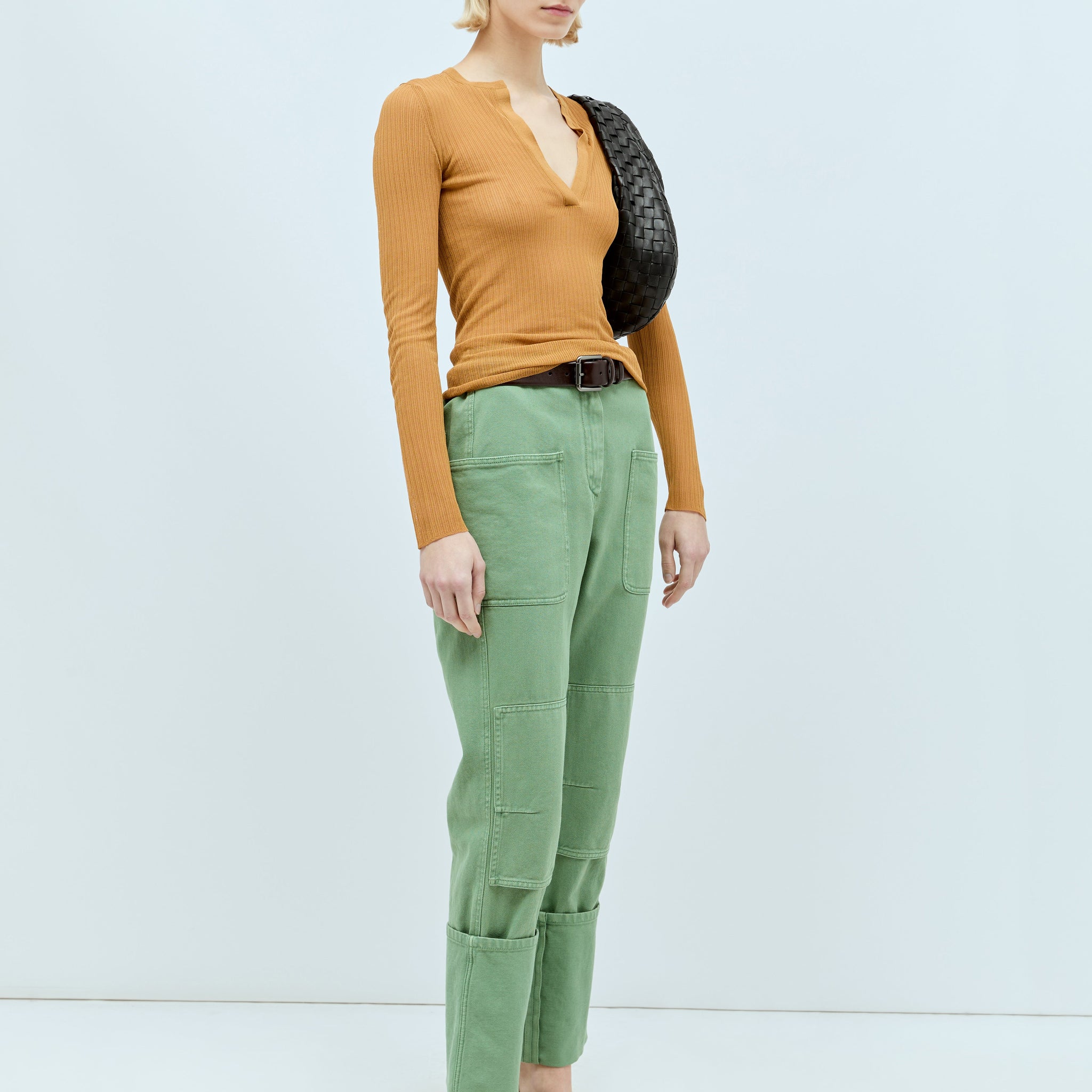 Max Mara Women Cotton Drill Pants