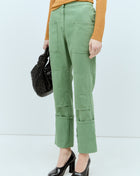 Max Mara Women Cotton Drill Pants