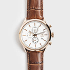 The Chronograph Mens Watch, Croc Leather Strap