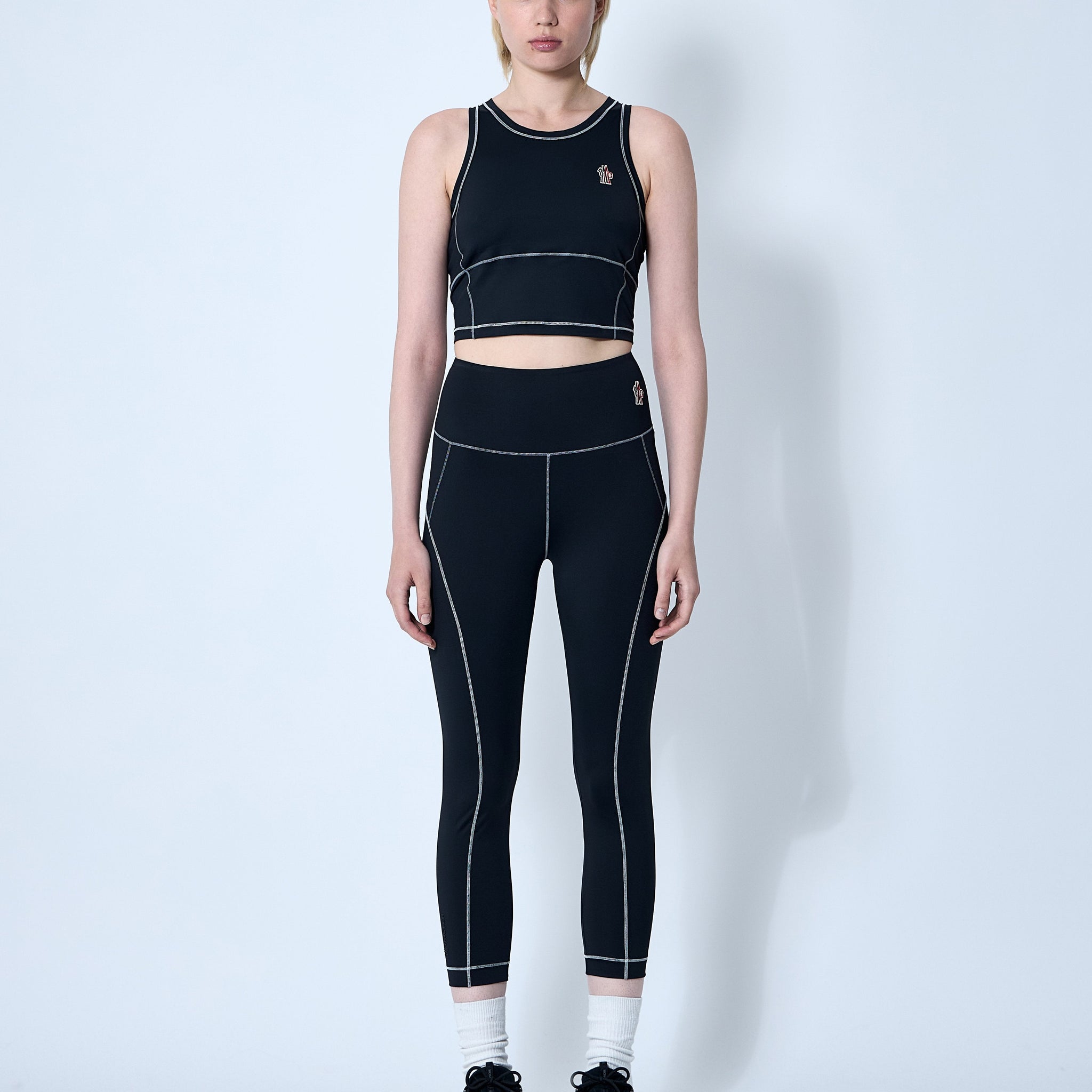 Moncler Grenoble Women Logo Patch Leggings