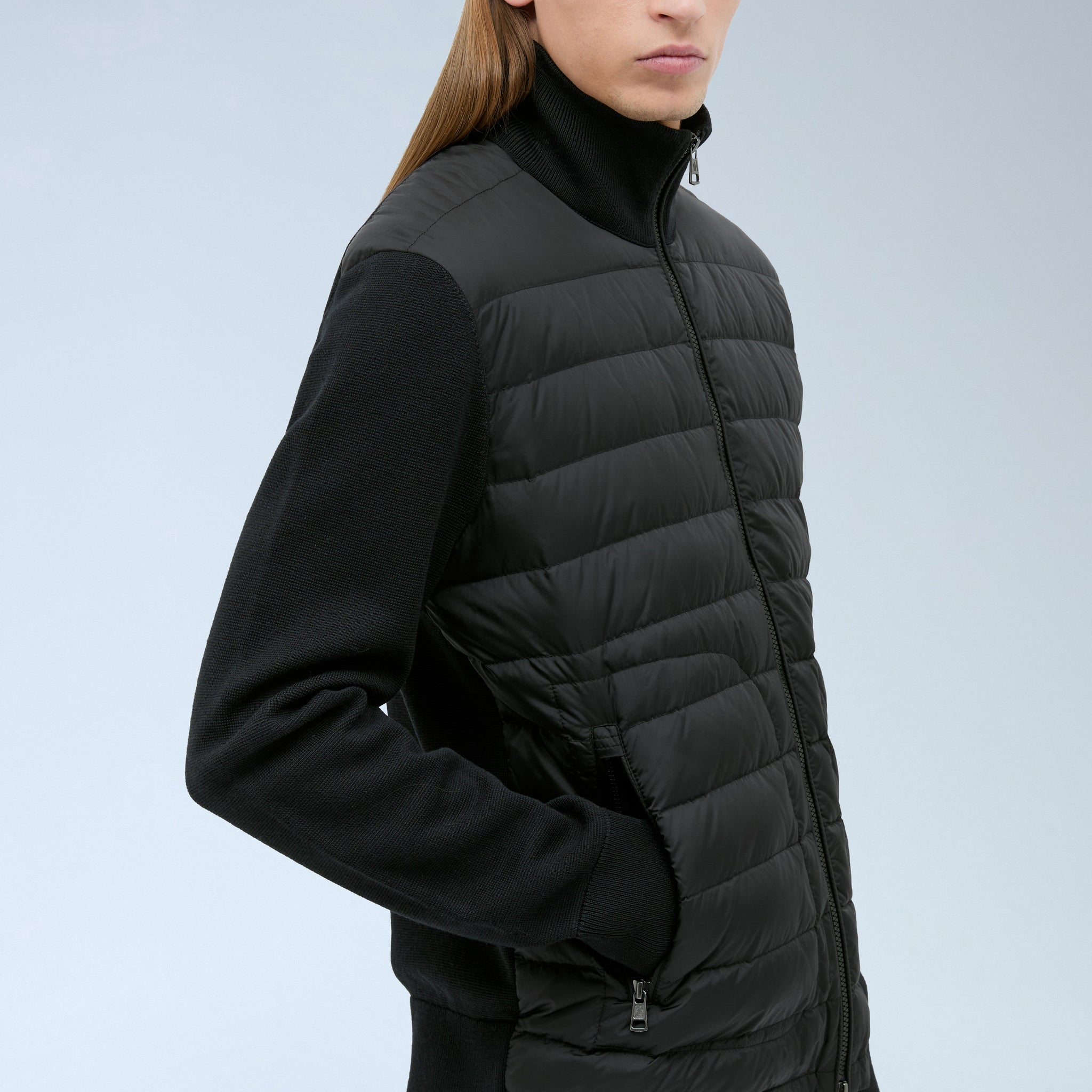 Moncler Men Padded Zip-Up Cardigan