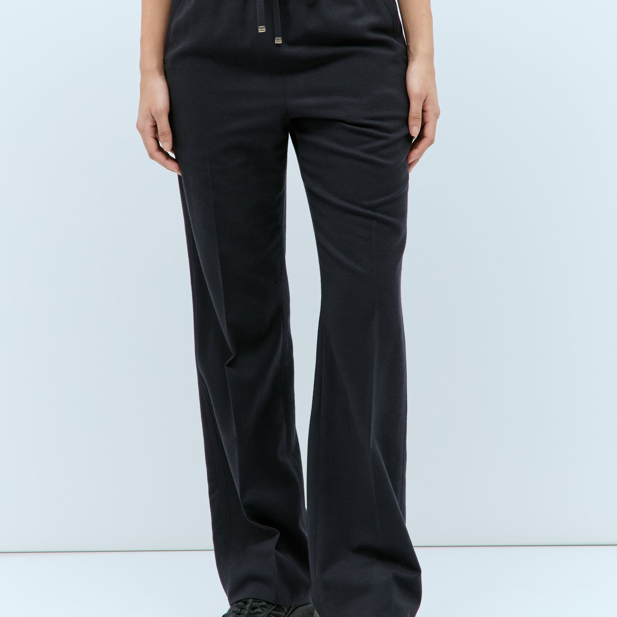 Moncler Women Wool-Blend Drawstring Trackpants