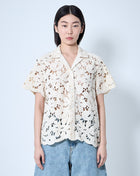 Moncler Women Short Sleeve Button-Down Shirt