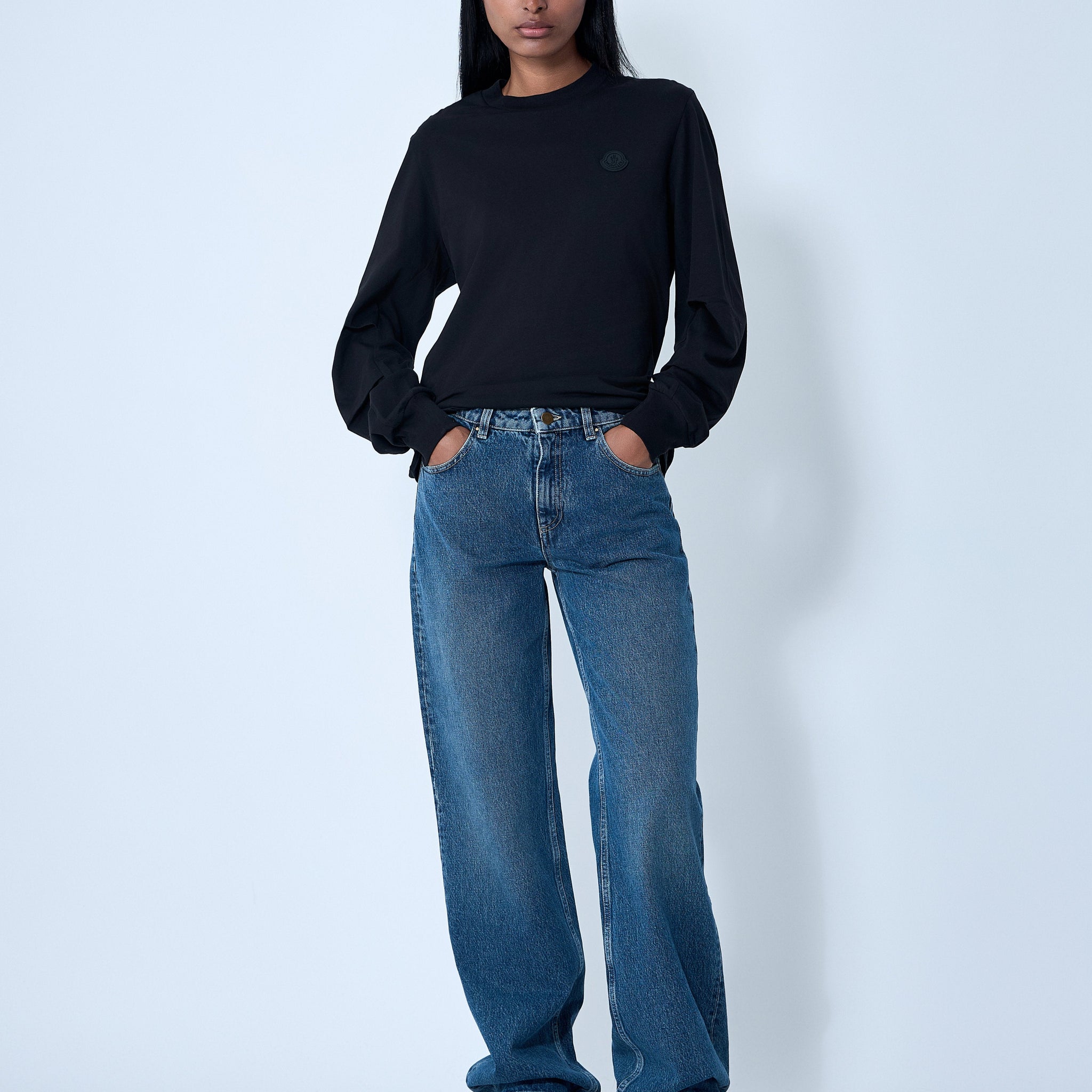 Moncler Women Five-Pocket Jeans