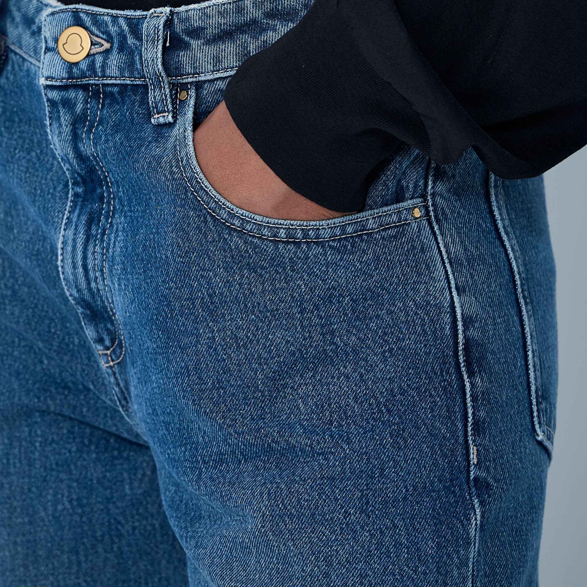 Moncler Women Five-Pocket Jeans