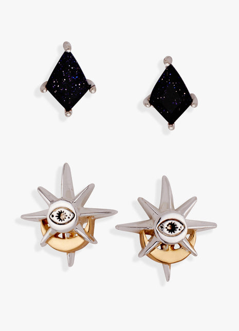 Moon Magic Celestial Earring Set of 2