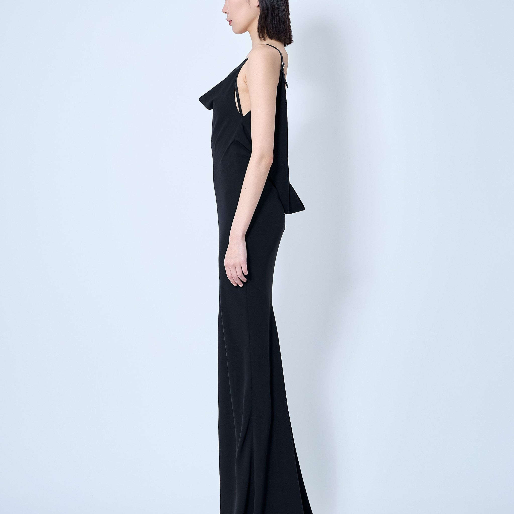 Mugler Women Crepe Maxi Dress