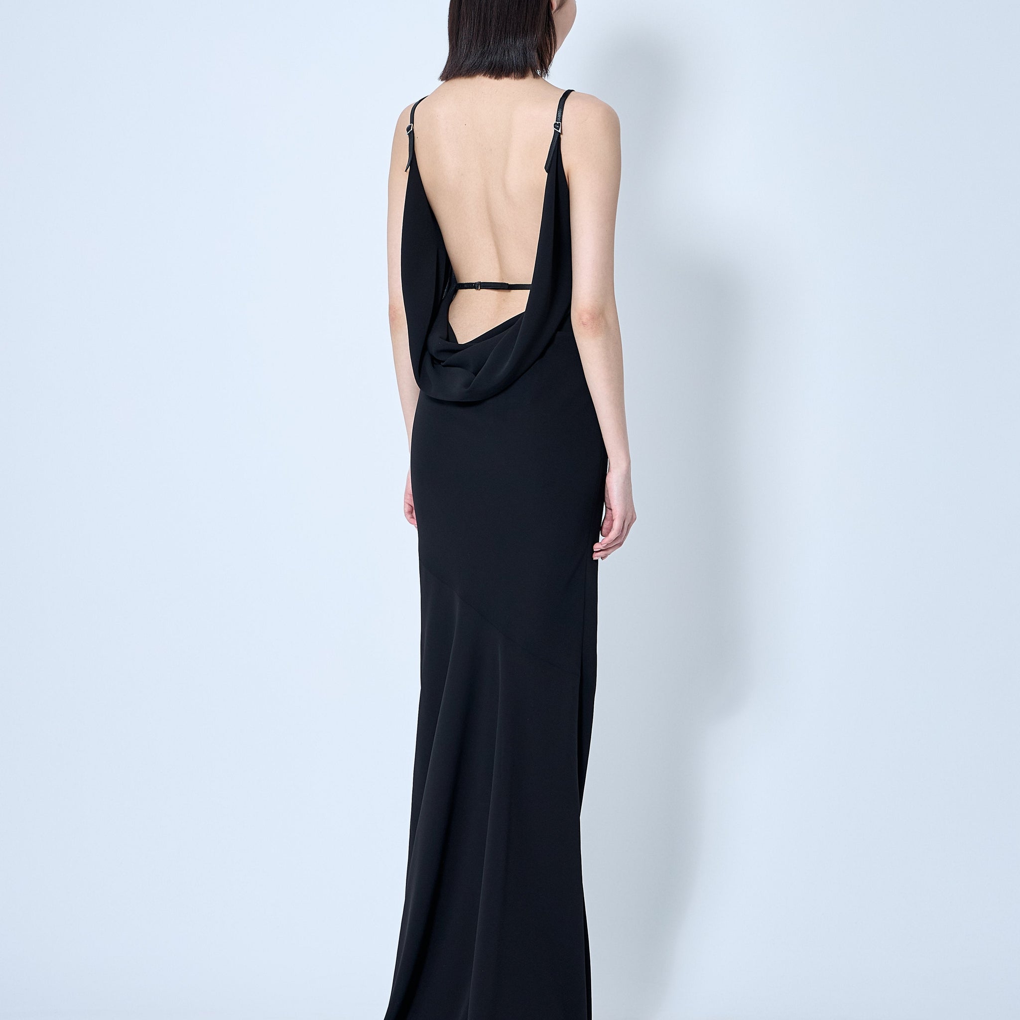 Mugler Women Crepe Maxi Dress