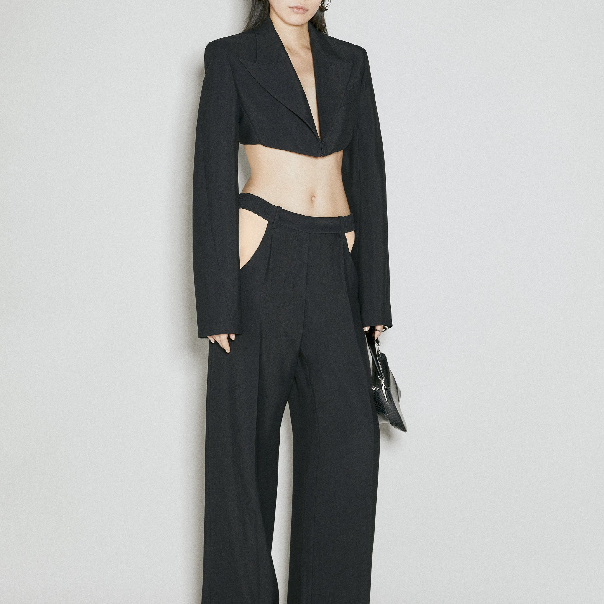 Mugler Women Cut-Out Tailored Pants