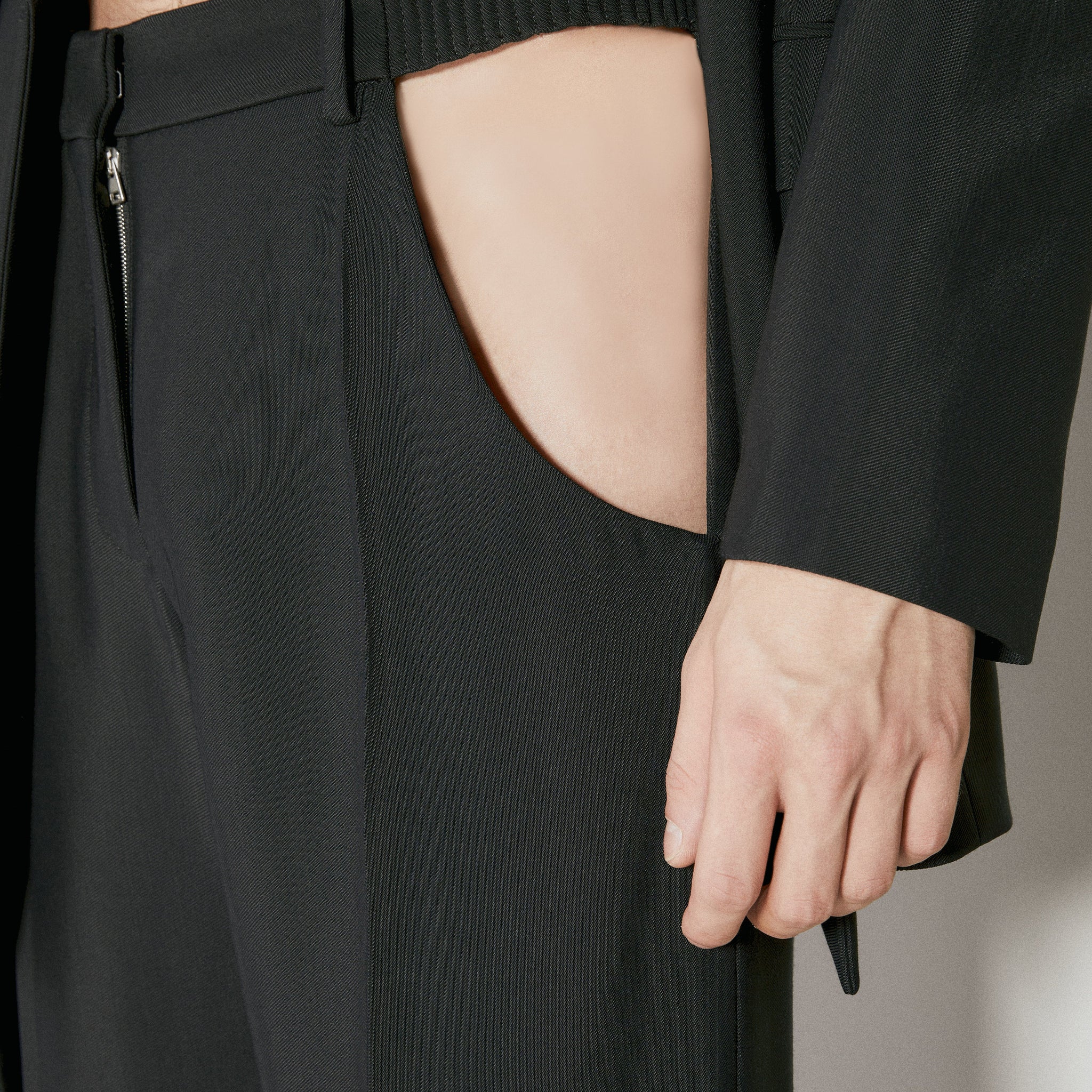 Mugler Women Cut-Out Tailored Pants