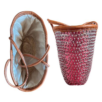 The Sac Brillant — Handcrafted Sequin Palm Tote