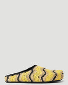 Marni X No Vacancy Men Fussbet Sabot Raffia Mules Shoes / Sandals Luosophy