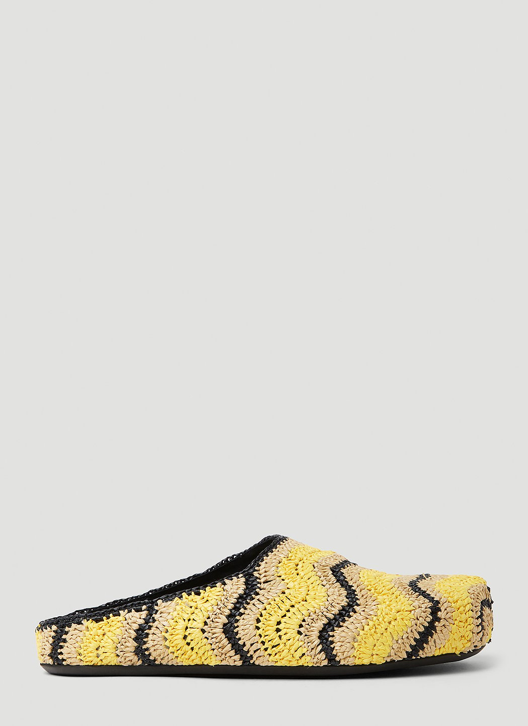 Marni X No Vacancy Men Fussbet Sabot Raffia Mules Shoes / Sandals Luosophy