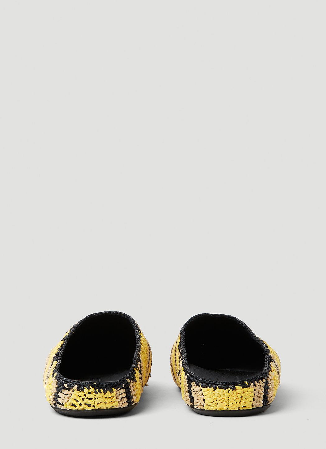 Marni X No Vacancy Men Fussbet Sabot Raffia Mules Shoes / Sandals Luosophy