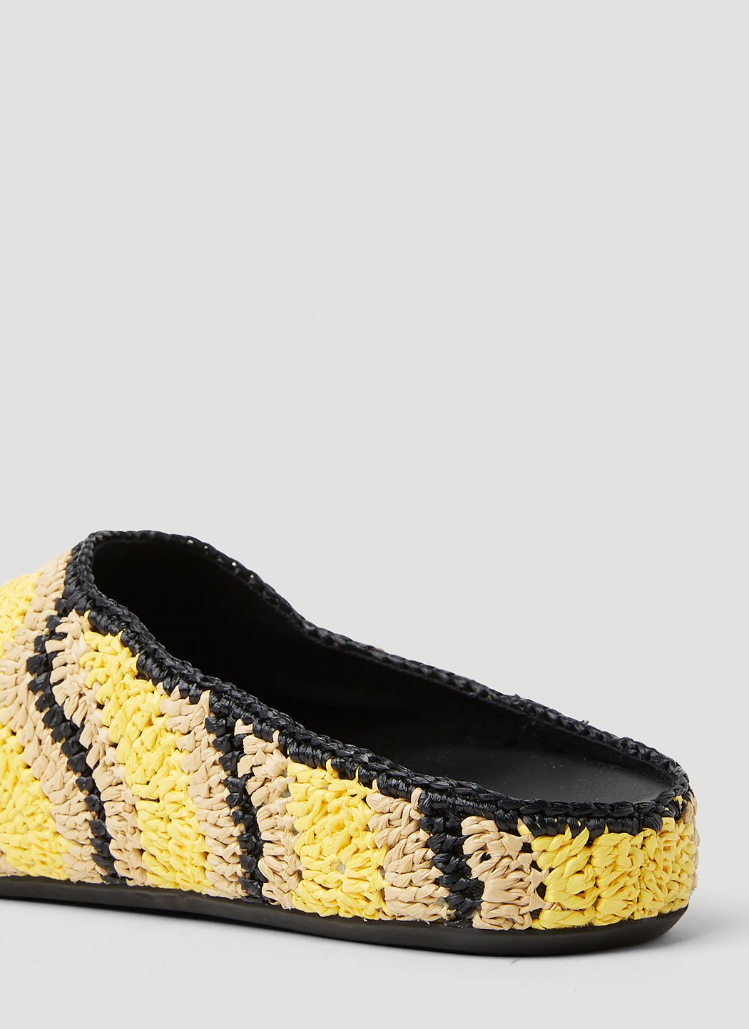 Marni X No Vacancy Men Fussbet Sabot Raffia Mules Shoes / Sandals Luosophy