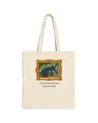 Overstimulated Moms Club Canvas Tote Bag Natural 15