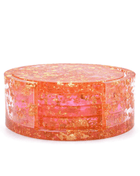 PINK GOLD LEAF COASTER SET SAVAGE HOME House of Savage
