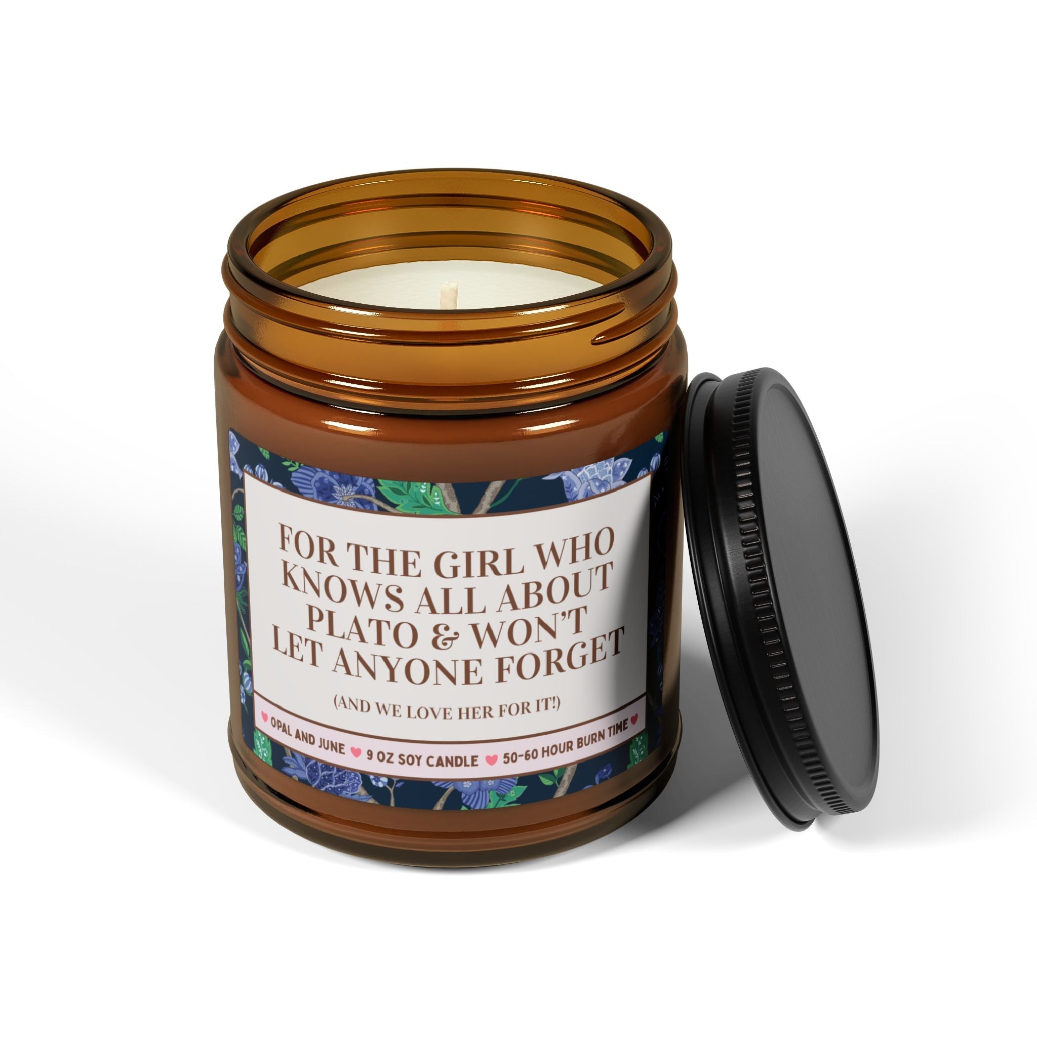 For the Girl Who Knows All About Plato Candle Home Decor Opal and June