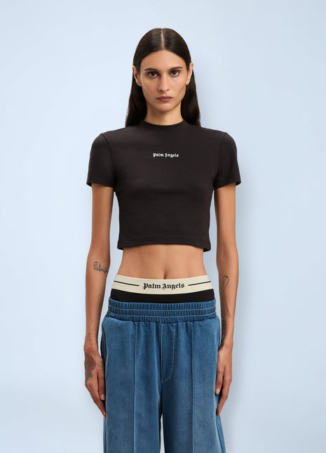 Palm Angels Women Logo Motif T-Shirt