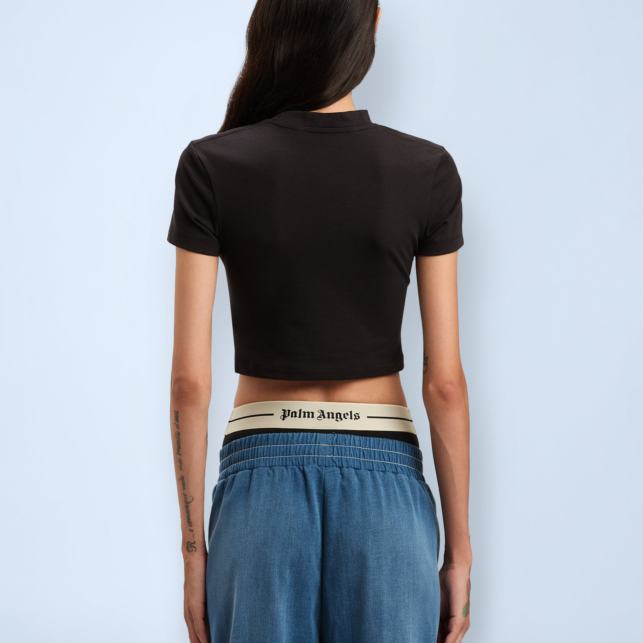 Palm Angels Women Logo Motif T-Shirt