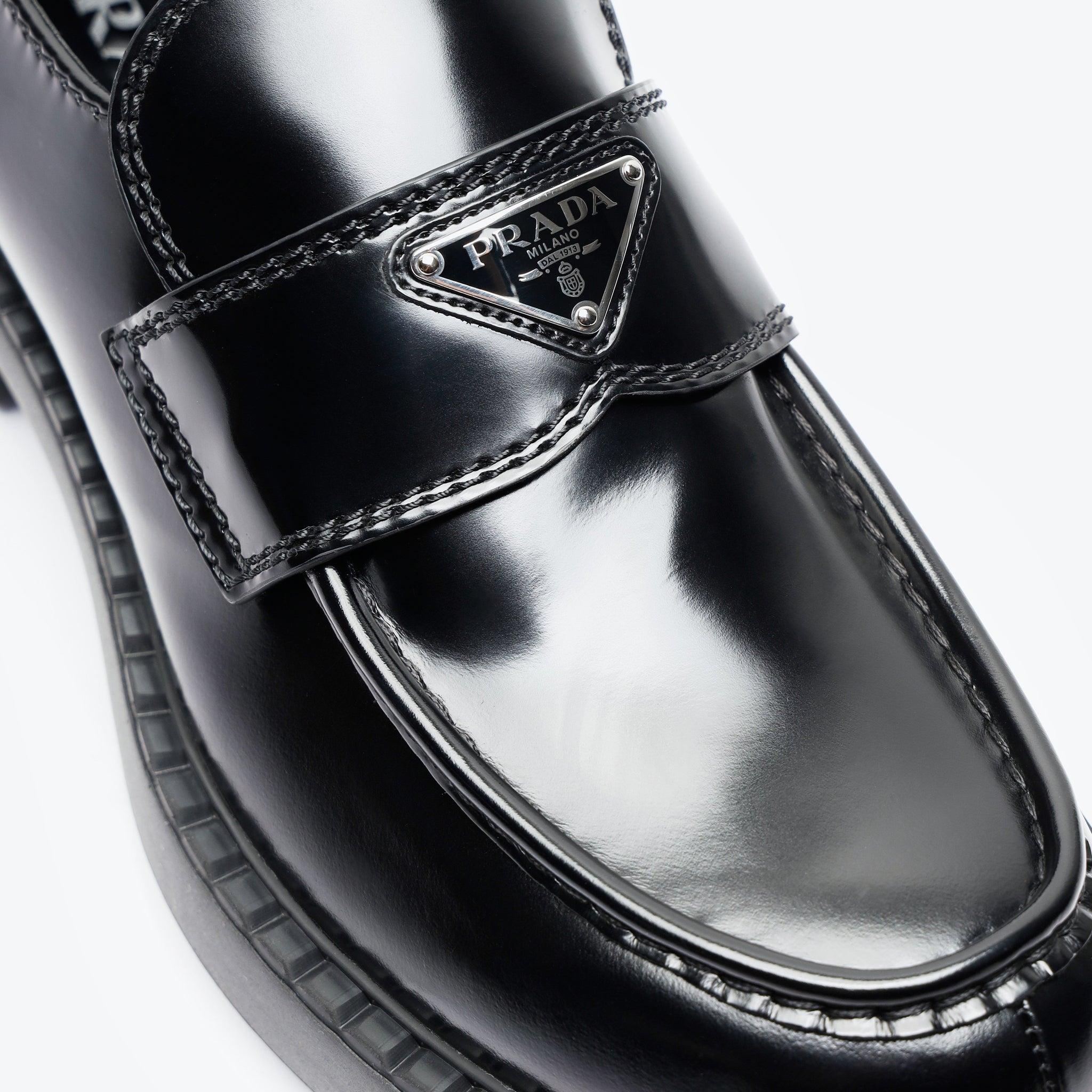 Prada Men Chocolate Loafers