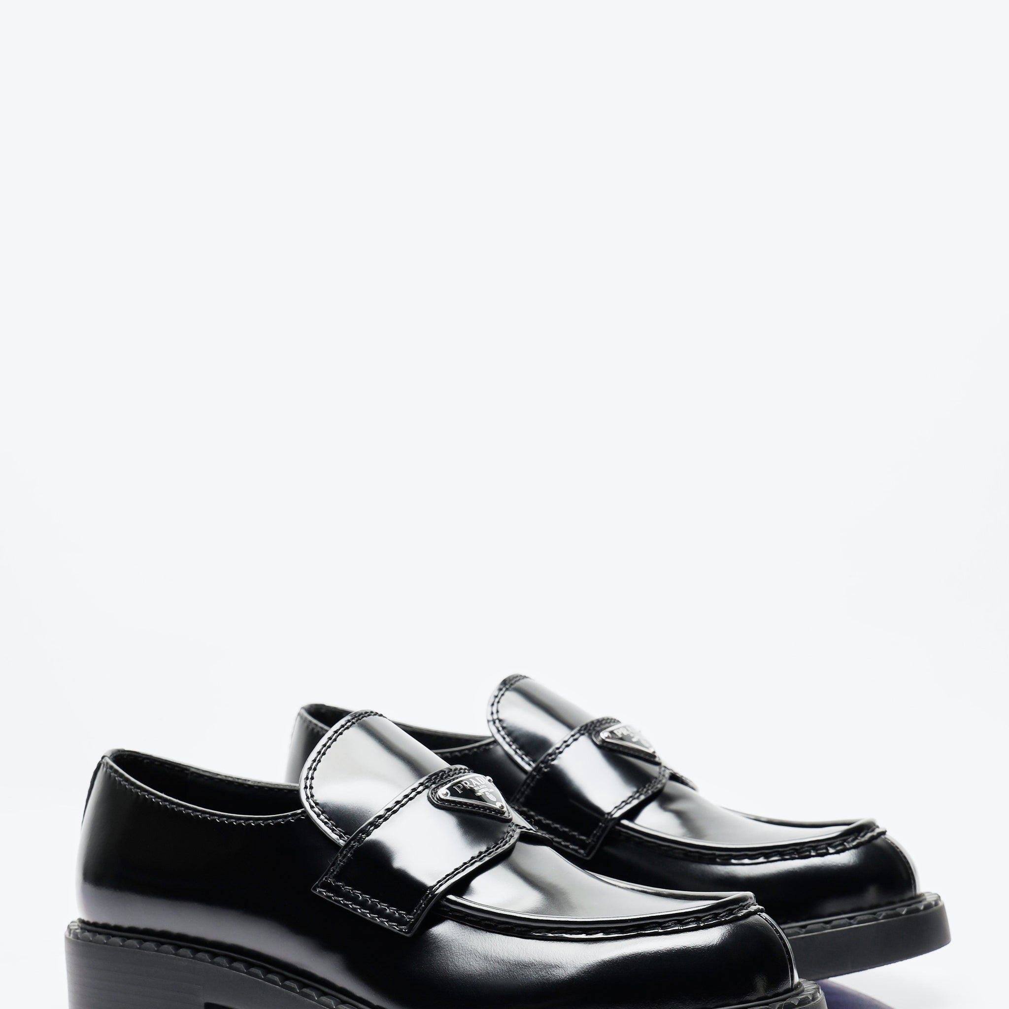 Prada Men Chocolate Loafers
